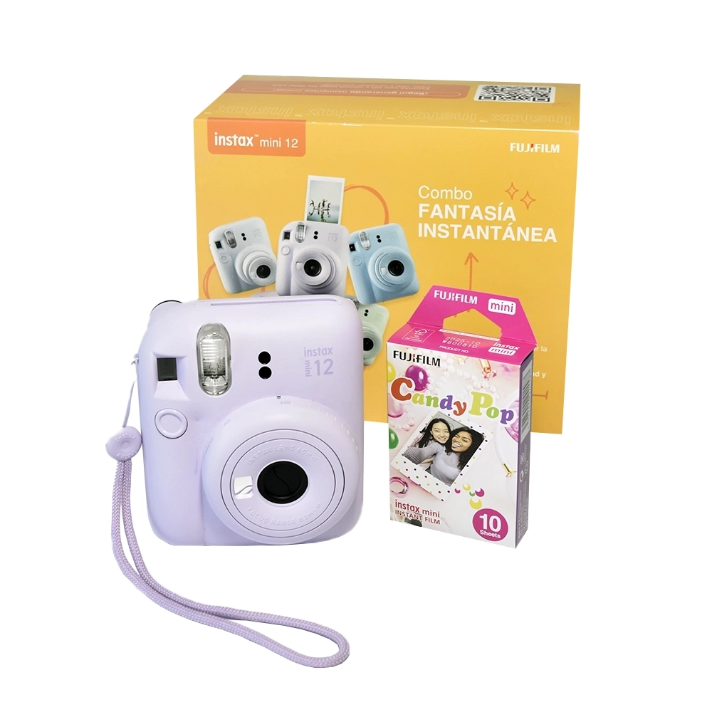Cámara Fuji Instax 12 + Rollo incluido
