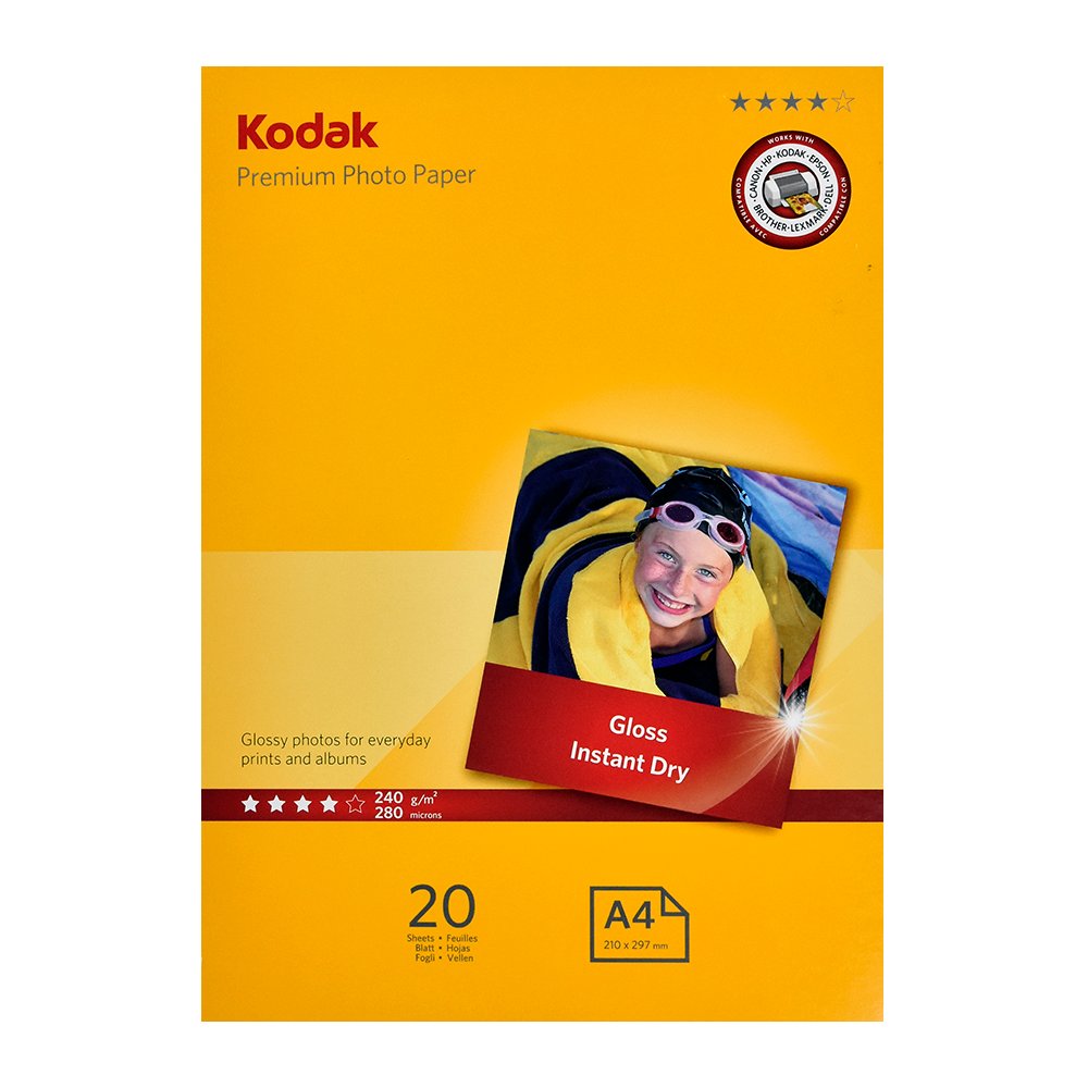 Papel Fotográfico A4 - Pack 20 unidades
