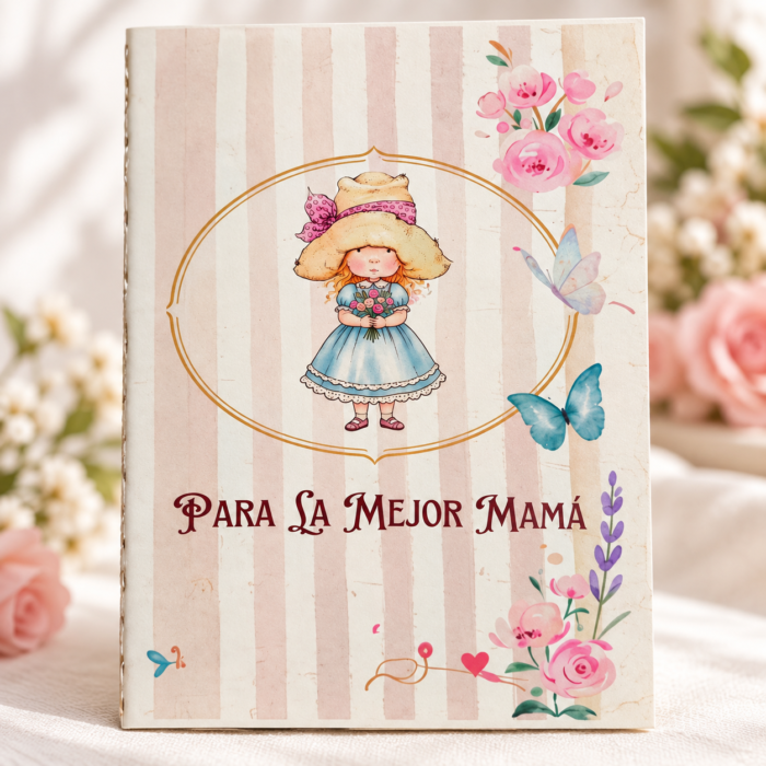 Álbum autoadhesivo DÍA DE LA MADRE Romántico!!